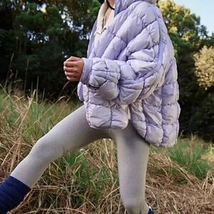 Free People Scrunchy Glossy Phipps Packable Jacket